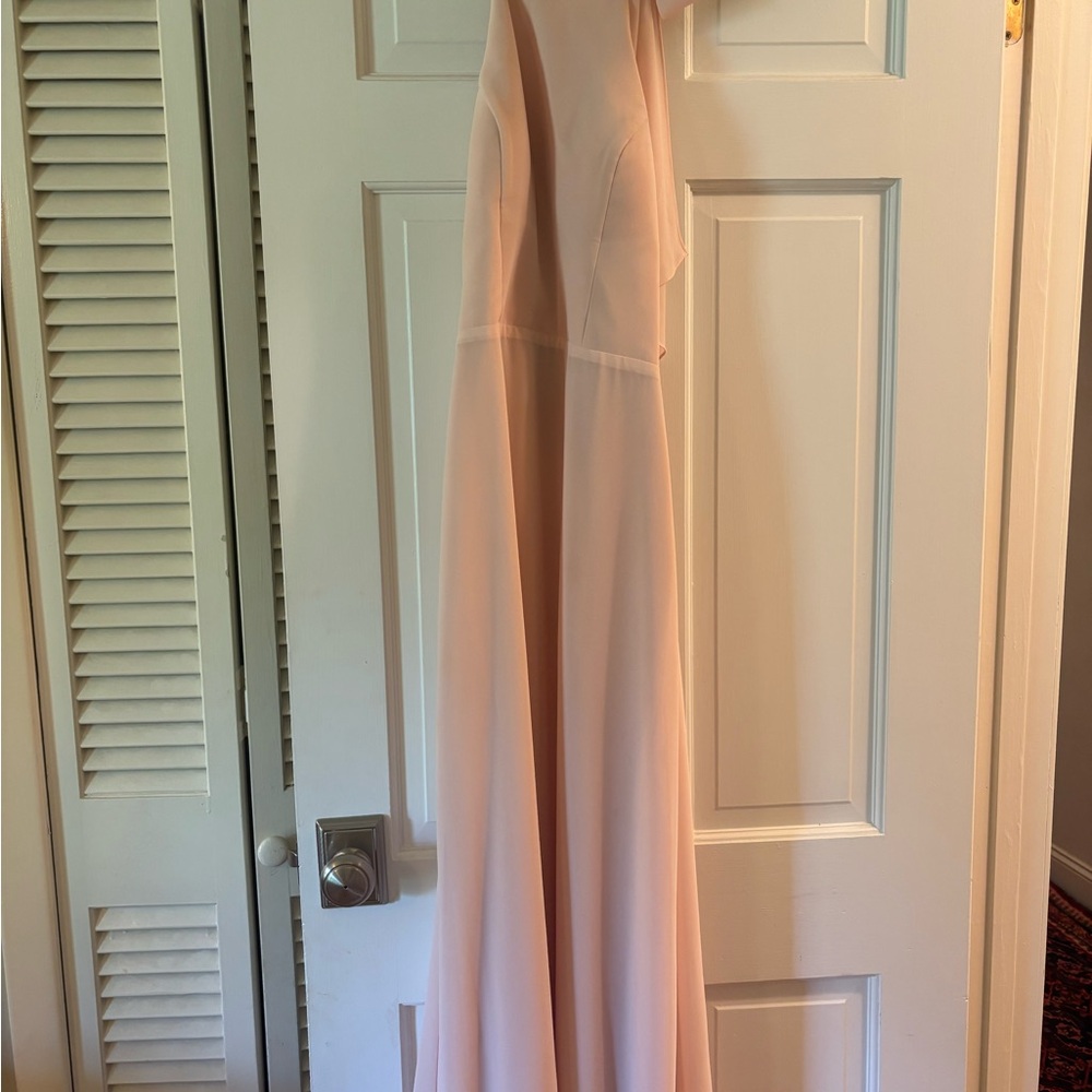 Elegant Pink Evening Gown